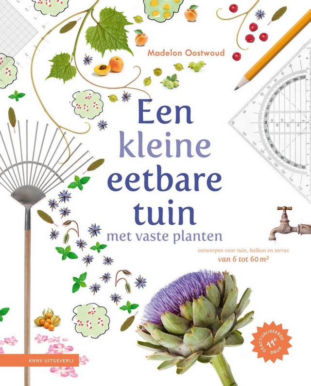 Een kleine eetbare tuin met vaste planten | Madelon Oostwoud