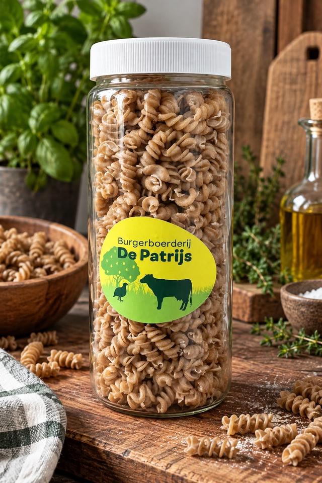 Tarwepasta spiraaltjes | Burgerboerderij de Patrijs