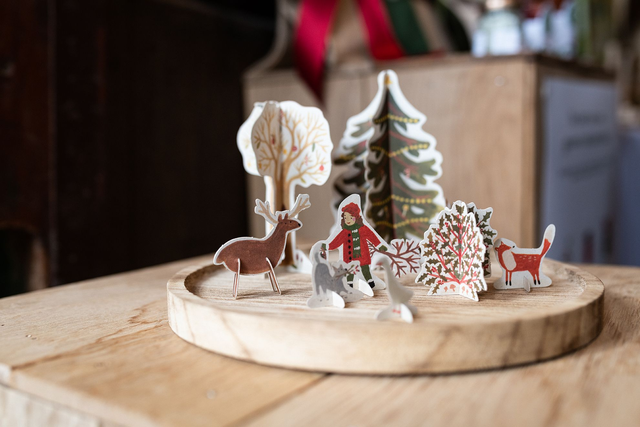 3D Kerstkaart | Voedselbos