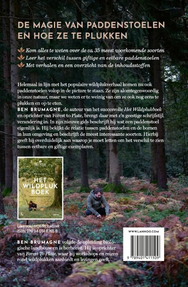 Het Wildplukboek voor Paddenstoelen | Ben Brumagne