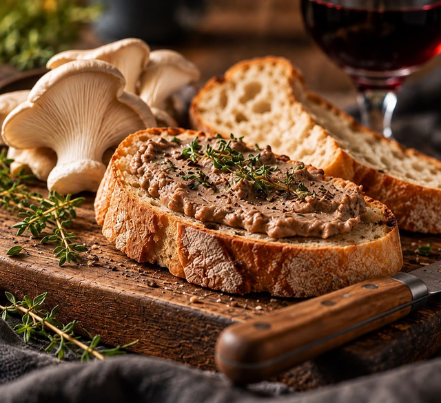 Oesterzwam-veldbonenpaté | Burgerboerderij de Patrijs